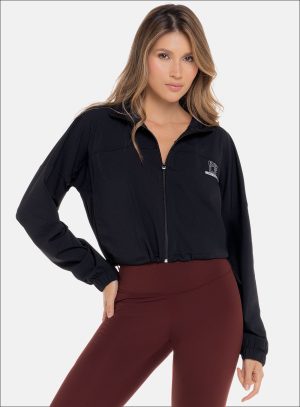 CHAQUETA DEPORTIVA DAMA COLOR NEGRO - 111663 CHAQUETA DEPORTIVA DAMA COLOR NEGRO - 111663