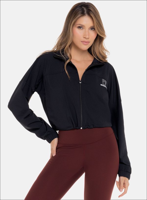 CHAQUETA DEPORTIVA DAMA COLOR NEGRO - 111663 CHAQUETA DEPORTIVA DAMA COLOR NEGRO - 111663