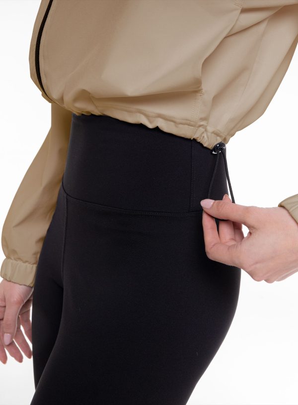 CHAQUETA DEPORTIVA DAMA COLOR BEIGE - 111663 CHAQUETA DEPORTIVA DAMA COLOR BEIGE - 111663