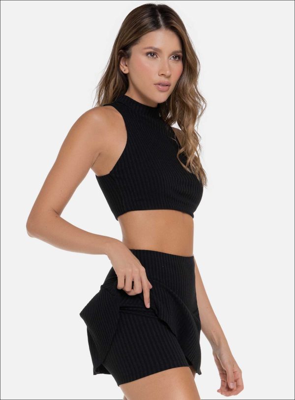 TOP DEPORTIVO DAMA COLOR NEGRO - 111673 TOP DEPORTIVO DAMA COLOR NEGRO - 111673