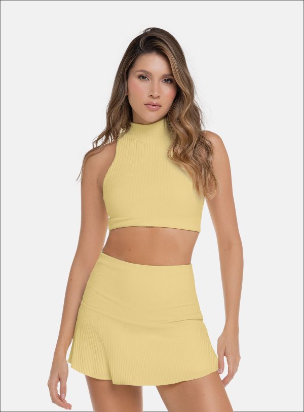 TOP DEPORTIVO DAMA COLOR AMARILLO - 111673 TOP DEPORTIVO DAMA COLOR AMARILLO - 111673