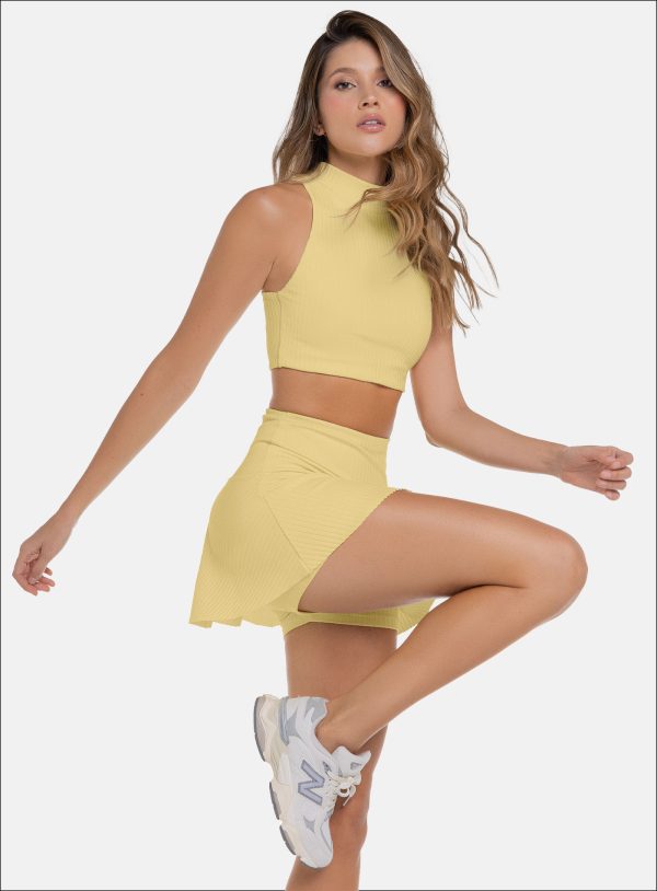 TOP DEPORTIVO DAMA COLOR AMARILLO - 111673 TOP DEPORTIVO DAMA COLOR AMARILLO - 111673