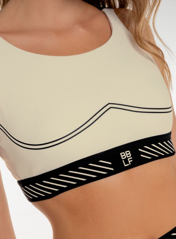 TOP DEPORTIVO DAMA COLOR MARFIL - 111943 TOP DEPORTIVO DAMA COLOR MARFIL - 111943