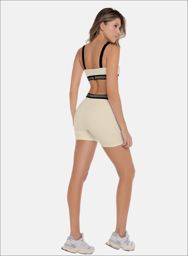 SHORT DEPORTIVO BABALU PARA DAMA COLOR MARFIL - 111953 SHORT DEPORTIVO BABALU PARA DAMA COLOR MARFIL - 111953