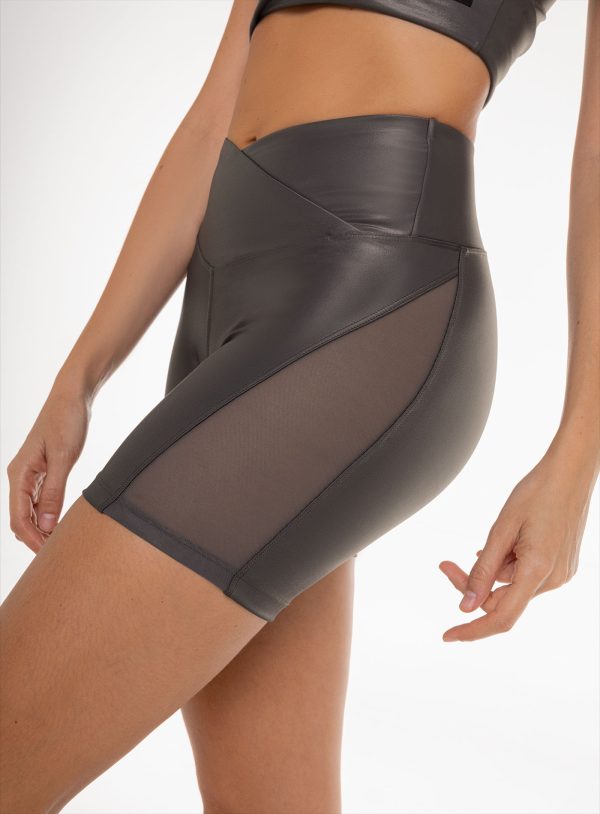 SHORT DEPORTIVO DAMA COLOR GRIS - 112053 SHORT DEPORTIVO DAMA COLOR GRIS - 112053