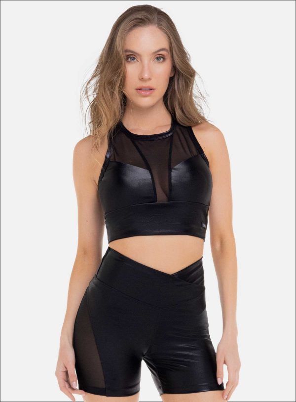 TOP DEPORTIVO BABALU PARA DAMA COLOR NEGRO - 112063 TOP DEPORTIVO BABALU PARA DAMA COLOR NEGRO - 112063