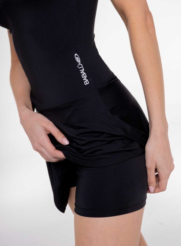 VESTIDO DEPORTIVO DAMA COLOR NEGRO - 112083 VESTIDO DEPORTIVO DAMA COLOR NEGRO - 112083