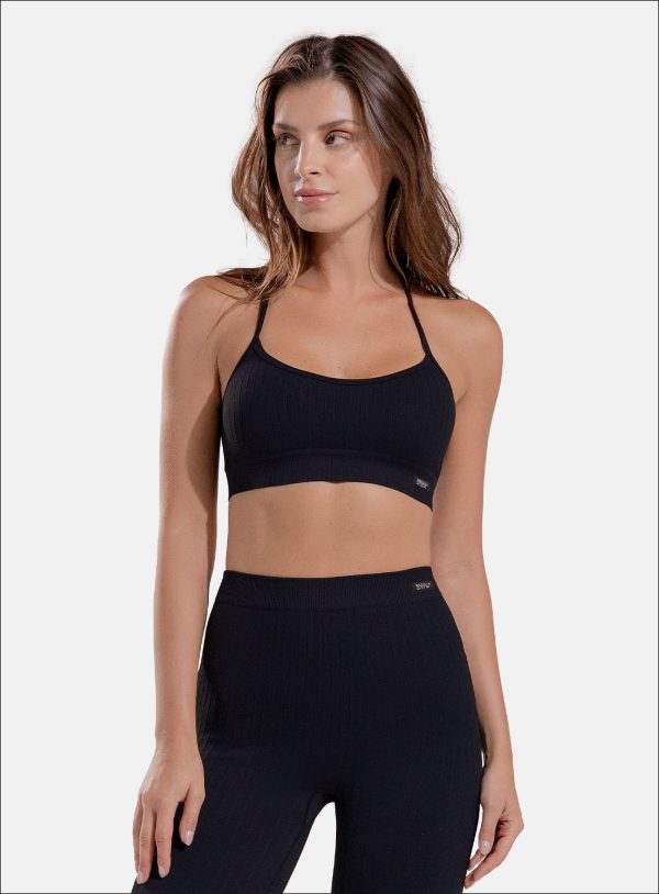 TOP DEPORTIVO BABALU PARA DAMAS COLOR NEGRO - 112883 TOP DEPORTIVO BABALU PARA DAMAS COLOR NEGRO - 112883