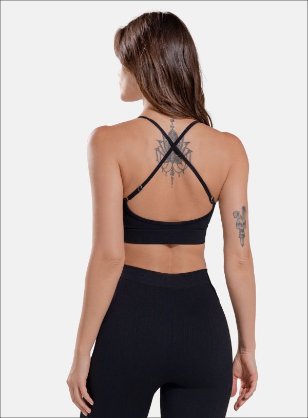 TOP DEPORTIVO BABALU PARA DAMAS COLOR NEGRO - 112883 TOP DEPORTIVO BABALU PARA DAMAS COLOR NEGRO - 112883