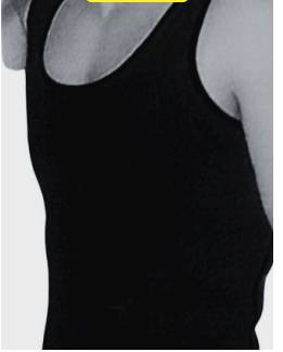 CHALECO HOMBRE NEGRO-AMARILLO 620 T/S - 744750620040