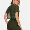 BLUSA BABALU DEPORTIVA DE MALLA COLOR VERDE- 105883